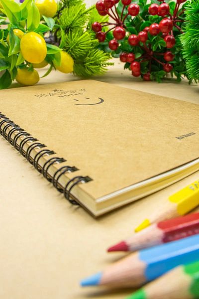 Four Kids Kraft Cover Notebook 14x20cm 50 Sheets 100 Pages Notebook