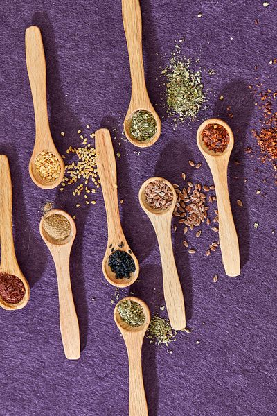 ŞAKİLATA CONCEPT 6 Pieces Wooden Spice Spoons (7 cm) Wooden Spoons Honey Jam Measuring Food Spoons