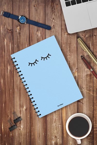 Four Kids Σημειωματάριο με μπλε κάλυμμα A5 Dot 14x20 cm 40 Φύλλα 80 Σελίδες Σημειωματάριο