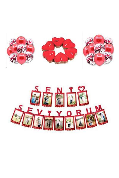 Mini Parti MINI PARTY STORE I LOVE YOU PARTY SET