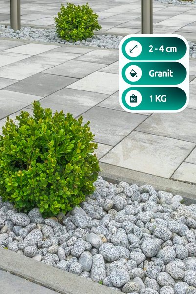 Bozsan Granit Taş 2-4cm Dolomit Taşı Bahçe Süs Akvaryum Taşı Dere Çakıl Taşı ...