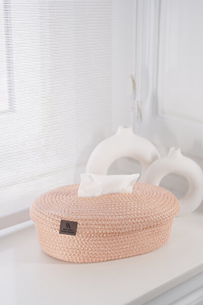 ERSU AHAT HOME DESİGN Jute and Wicker Napkin Holder Box - Organizer Tableware Organizer