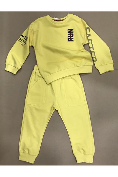 Çikoby Baby Boy Yellow Tracksuit