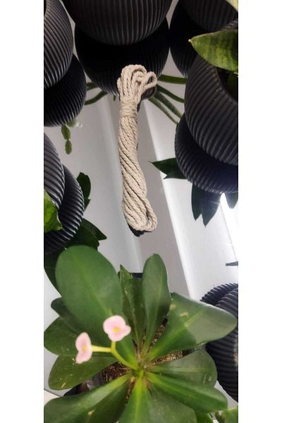 Bevella Macrame Cord Macrame 3 Twist Twisted 10 Meters (3 mm)