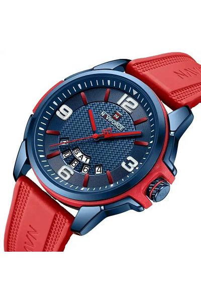 Naviforce Men's Wristwatch Analog Silicone Cord 1796