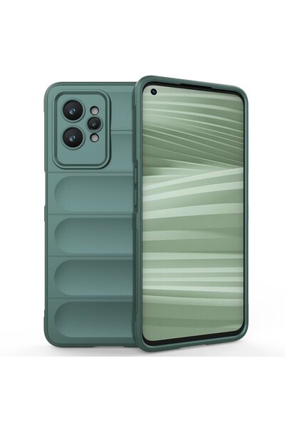 Rivor Realme GT2 5G Uyumlu Kılıf Kamera Korumalı Parmak İzi Bırakmaz İçi Kadi...