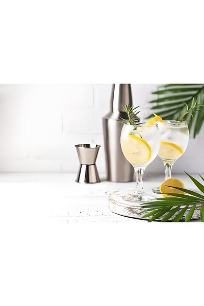 Paşabahçe 44411 - Set of 6 Footed 290 cc Bistro Glasses