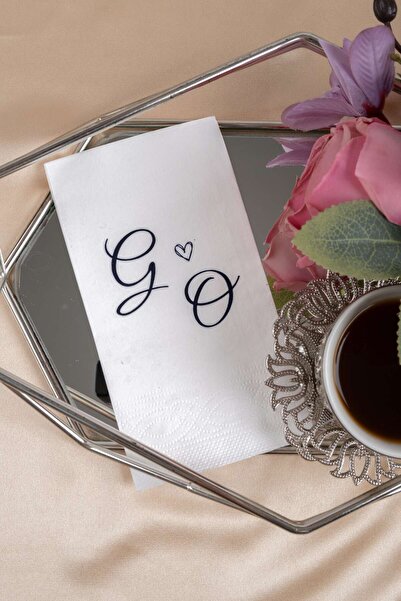 Rima Tasarım Baskılı Söz Düğün Nişan Peçetesi 20 Adet