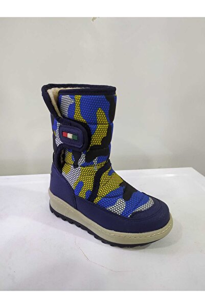 Özgür Kids İçi yünlü cırt cırtlı çocuk kar botu