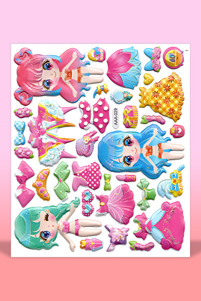 BP Tattoo Deniz Kızı Giydirilebilir Kabartmalı Kız Çocuk Stickerı