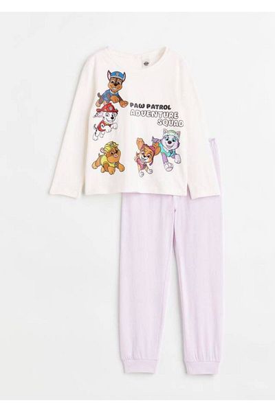 Elidabutik Set pijamale din bumbac pieptănat Paw Patrol