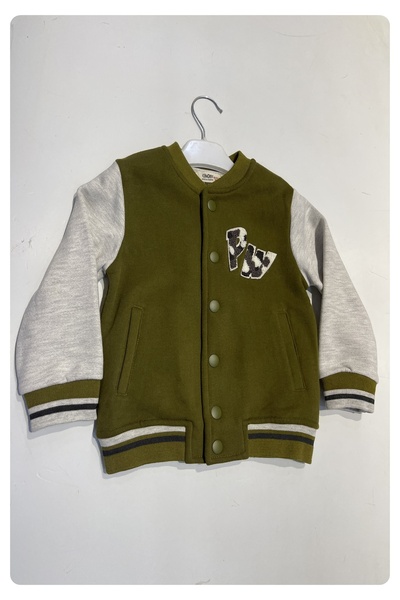 Çikoby erkek çocuk 3 ip şardonlu kolej ceket