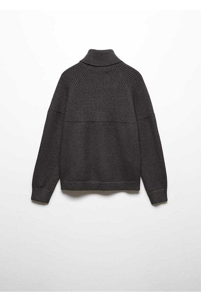 MANGO Kids Gestrickter Rollkragenpullover