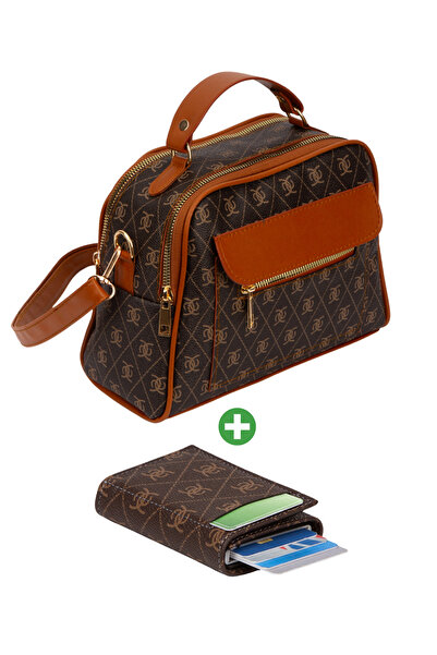 Adelina Bags طقم حقيبة يد نسائية ومحفظة ميكانيكية