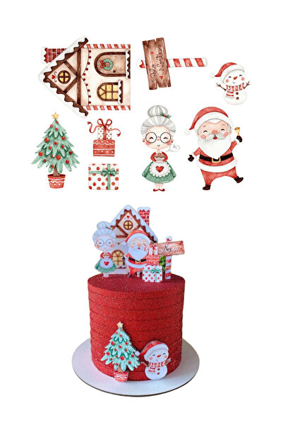 my party box Yenilebilir Yılbaşı Resim Baskısı