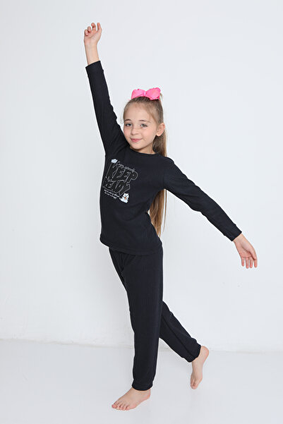 FAMES PİJAMA Children's Pajama Set Keep Ready Interlock | 5,6,7,8,9,10 YEARS