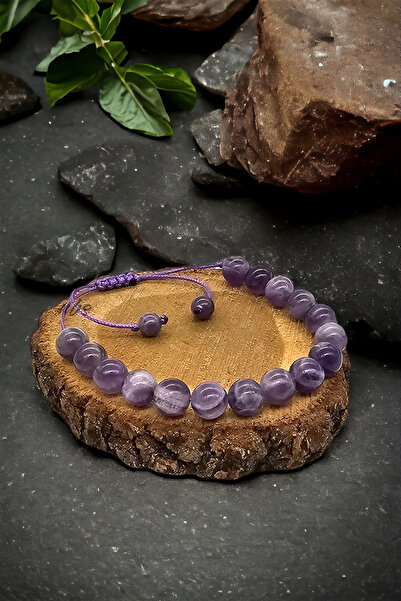 NBS Beautiful Naturel Stones سوار جمشت (الحب، البركات، النجاح، الحظ) مصنوع يد...