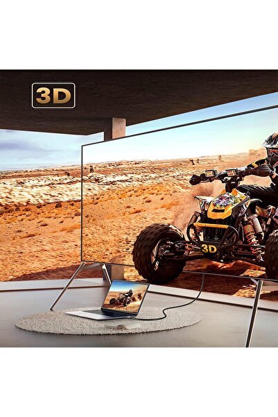 Ugreen 4k Hdmı Örgülü Görüntü Ve Ses Aktarma Kablosu 1.5 Metre