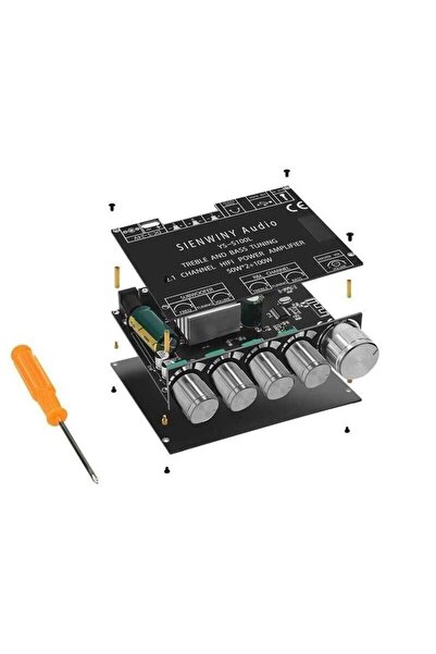 Motorobit YS-S100L 2x50W + 100W Bluetooth 5.0 2.1 Kanal Amfi Modülü