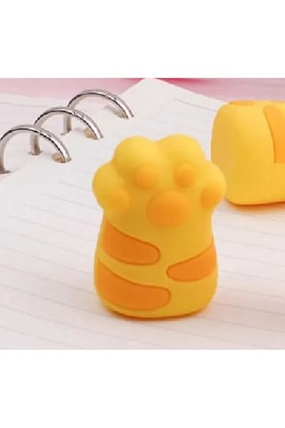 Giftpoint Dec 2023 Paw Pencil Sharpener Stationery Gift Design 1 Piece Yellow