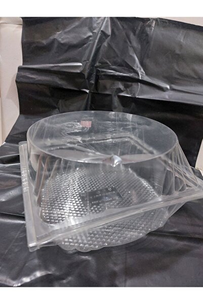 FOLYOTERM PLASTİK YAŞ PASTA KABI 6 KİŞİLİK 50 ADET