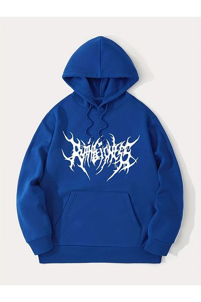 BEGRİFF Unisex Gothic Printed Sweatshirt