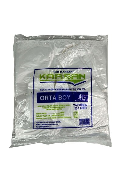 y yalçıntaş hacıömeroğulları Karsan 1. Kalite Orta Boy Poşet 5 Kg