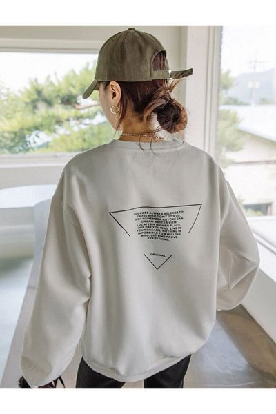 FAVORİST ΣΗΜΕΙΩΣΗ Φούτερ με στάμπα oversize