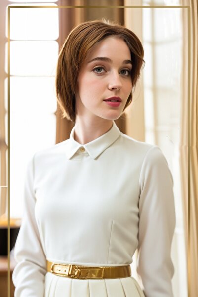 KONAK PERUK Fiber Sentetik Kısa Peruk - Kumral Karamel (FS-1780)