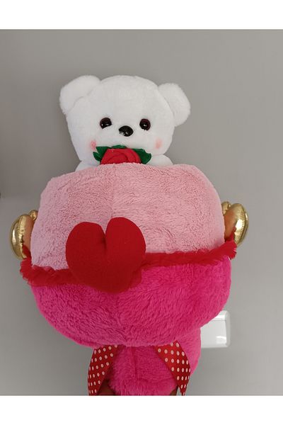 Sekk O 50 cm Bouquet Plush Teddy Bear with Heart is a Great Special Product for Lovers