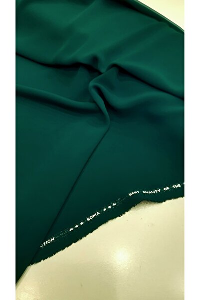 Safir Kumaş Yanı Yazılı Markalı Roma Krep Elbiselik Kırışmaz 1 Metre