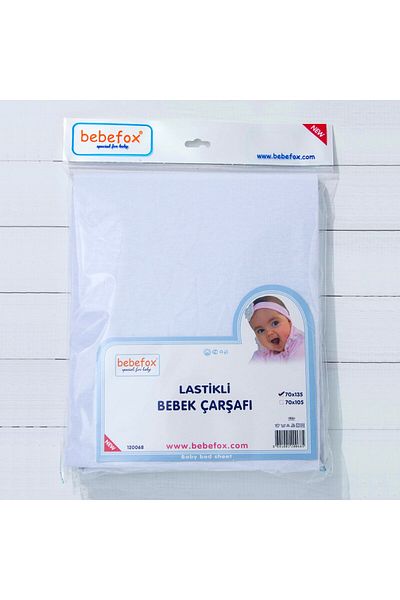 Bebefox Elastic Baby Bed Sheet 70x135 Cm 068