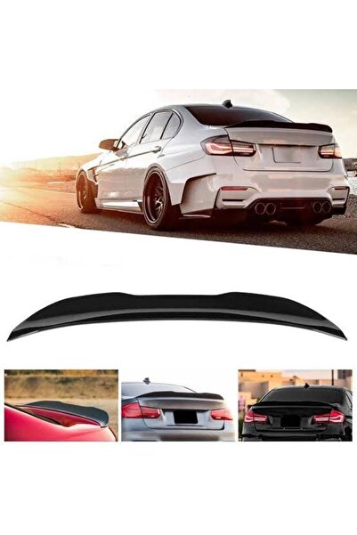 HYM TUNİNG Bmw F30 Psm Spoiler Piano Black, Abs Plastik Ithal, Bagaj Spoiler, 2012 2017 Uyumlu