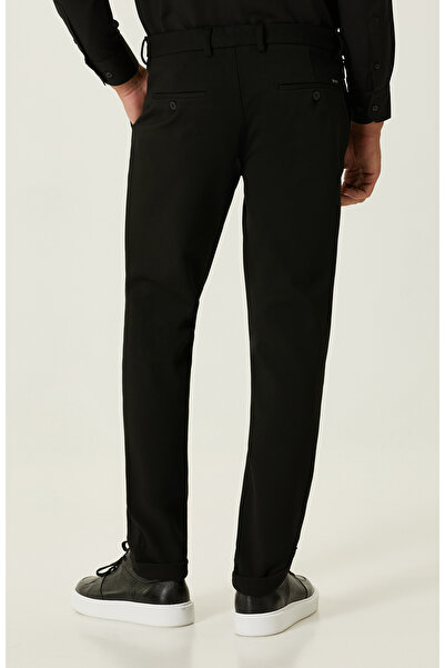 Network Siyah Örme Bağcıklı Pantolon