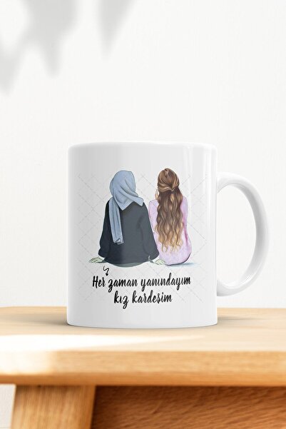 HobiShop 2 Arkadaşa Özel Kız Kardeşim Kupa Bardak