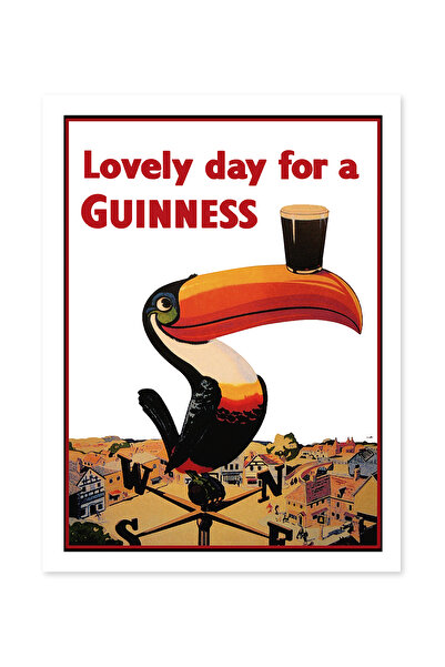 Beril Yamaç Design Studio Poster decorativ vintage Guinness Reproduction