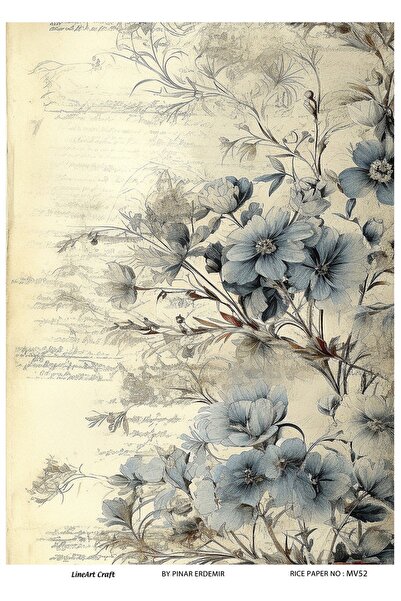 LİNEART LineArt Pirinç Dekopaj Kağıdı LA-MV52