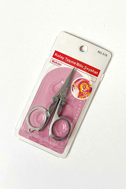 Genel Markalar Seyahat Makası, Taşınabilir Katlanır Seyahat Makası, Küçük Makas, Katlanır Makas Gözlük Makas