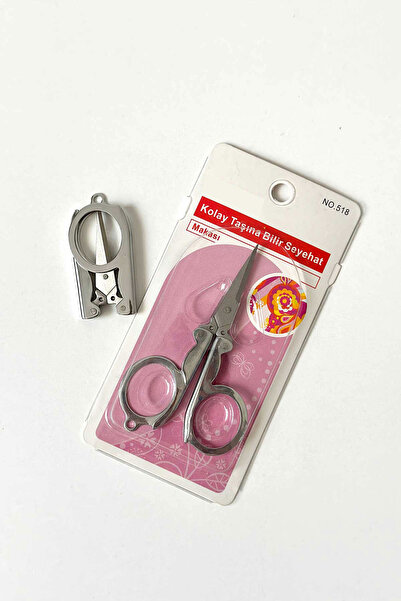 Genel Markalar Seyahat Makası, Taşınabilir Katlanır Seyahat Makası, Küçük Makas, Katlanır Makas Gözlük Makas