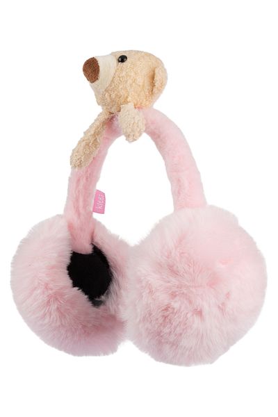 Kitti ARICI STORE NEW SEASON KIT PUFUDUK PLUSH FOLDABLE LIGHT PINK COLOR CHILDREN'S HEADSET