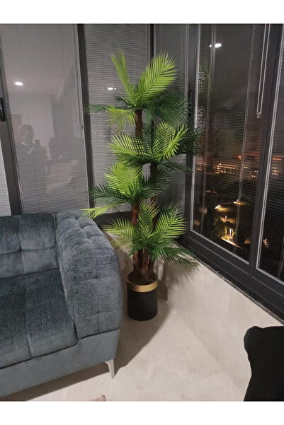 İremÇiçekçilik Metal Saksıda Yapay Ağaç Yapay Çiçek