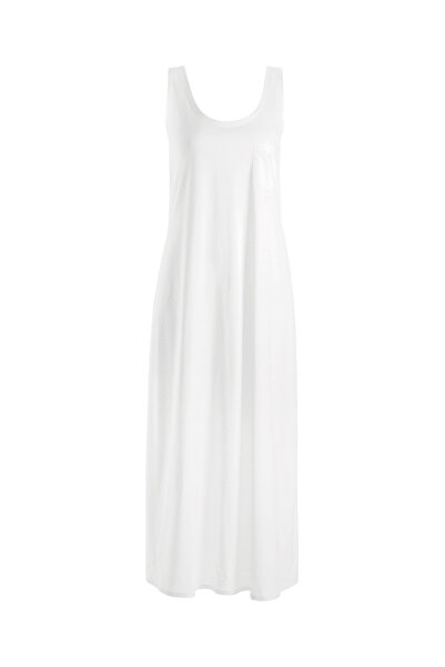 Hanro Ärmelloses Nachthemd Cotton Deluxe 130cm