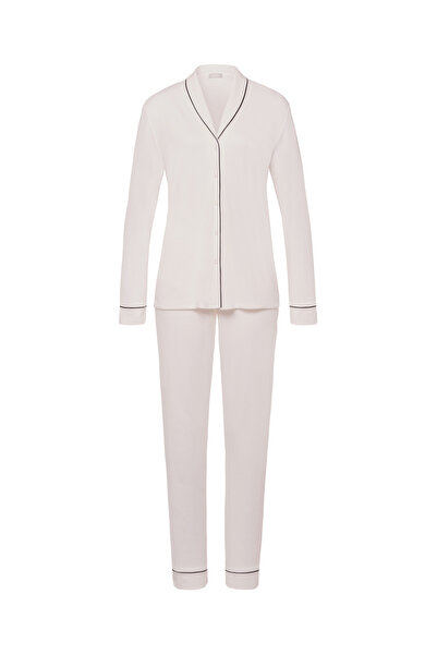 Hanro Langarm-Pyjama Natural Comfort