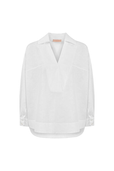 Machka Women's White Blouse