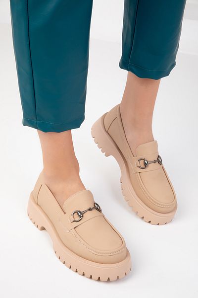 SOHO Nude Matte Damen Freizeitschuhe 18744
