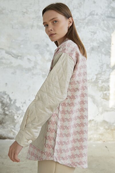 InStyle Ватирано яке с шарка на хрътка зъби - прах