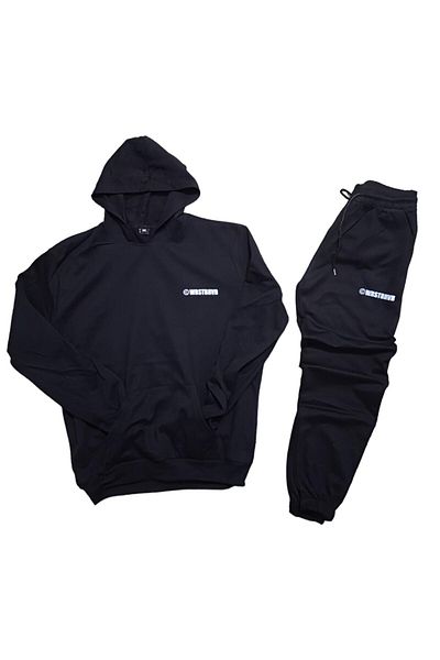 bellanova Μαύρο φούτερ και φούτερ με κουκούλα Unisex - Σετ 2 τεμαχίων