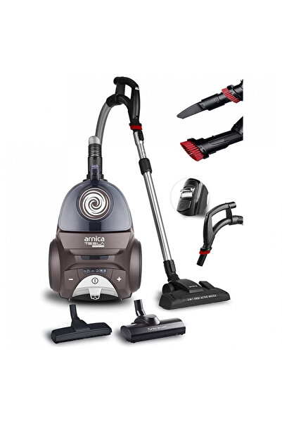 ARNİKA Yüksek Emiş Gücü CYCLONE MAX Tesla Premıum Ergo Toz Torbasız Elektrıkl...