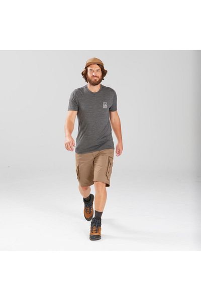 Decathlon Ανδρικό καφέ σορτς - Travel 100 Design