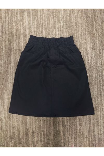 Çello mello Fusta din gabardină din lycra cu talie elastică pentru fete